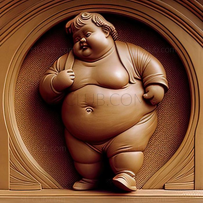 3D model Fernando Botero (STL)